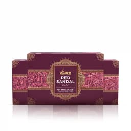 Red Sandal Soap - 100gm | Pack Of 3