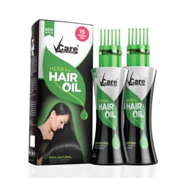 Herbal Hair Oil with Wonder Cap For Strong Hair - 100 ml | Pack of 2